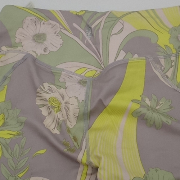 Free People Movement 7/8 Wave Crush High Waist Leggings Lime Combo S - Picture 11 of 16